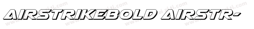 AirstrikeBold Airstr字体转换